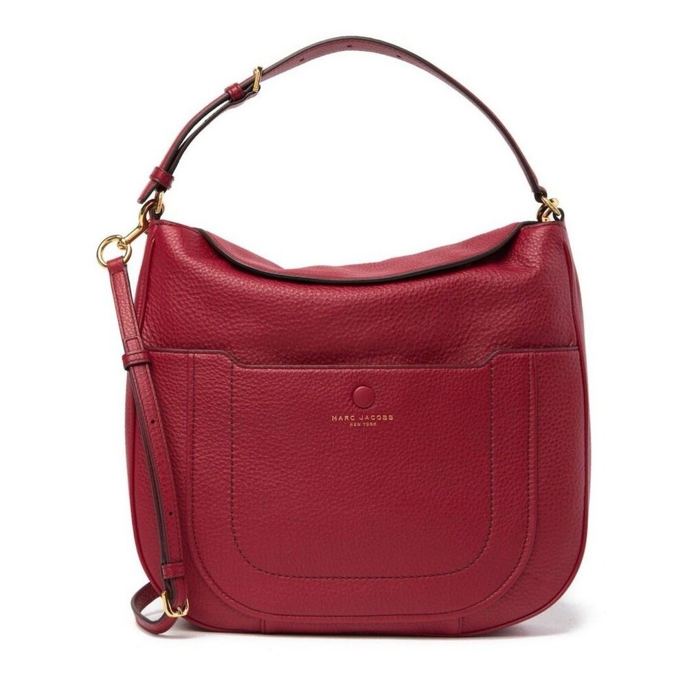 Marc Jacobs Empire City Red Leather Hobo Bag